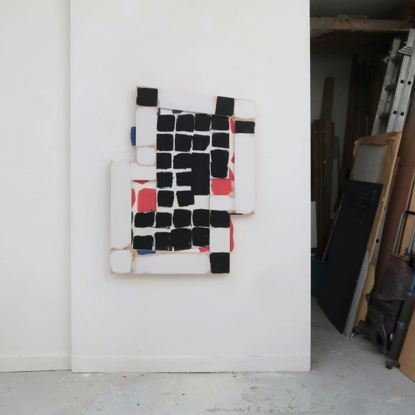 PP 2023 Supsand 1 - acrylique, bois - 125 x 90 x 5 cm © photo : Virginia Torres