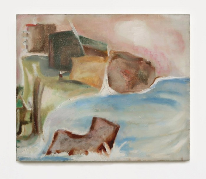 Le plongeon 1967 - huile/toile-54 x 66 cm