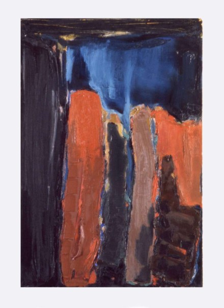 Fenêtre sur la ville 1972 - huile/toile - 116 x 81 cm (coll. privée)