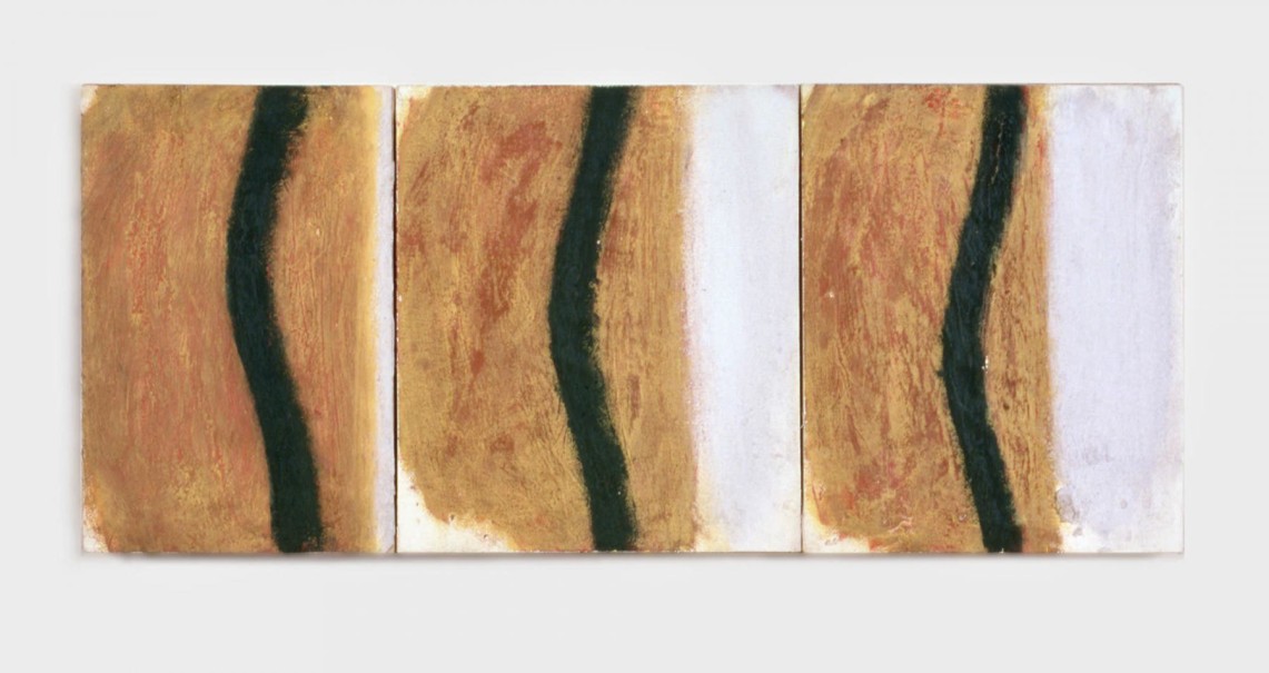 Juin 1989 5 - acrylique, rubson/toile - 59 x 152 cm