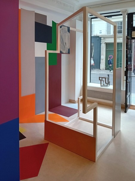 2024 - peinture acrylique (Galerie Pixi, Paris) - © photo : Virginia Torres