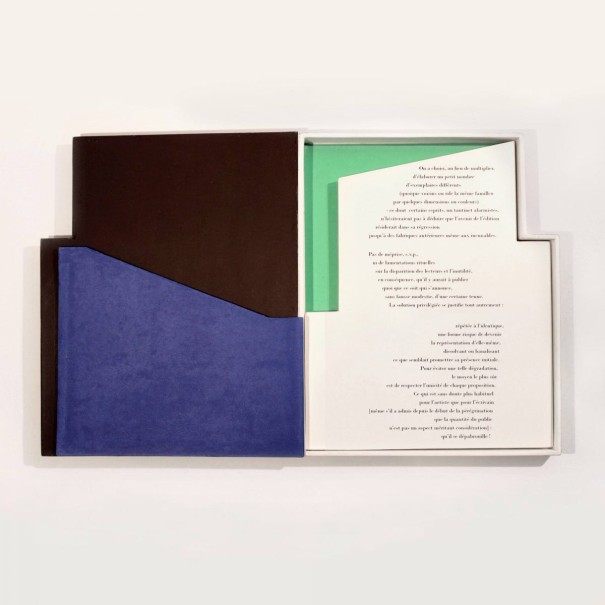 Livre 4 édition Virgile, Paris 2015 - carton, acrylique - 30 x 25 x 3,5 cm - © photo : Virginia Torres