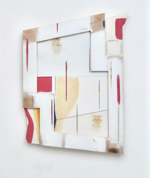 PP 2023 Supsand 2 - aluminium, bois, acrylique - 125 x 92 x 3 cm - © photo : Virginia Torres