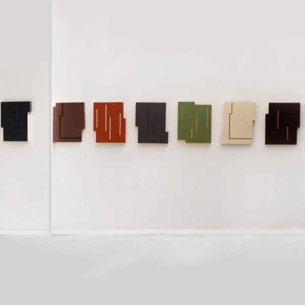 Suite PP 1995 - acrylique, latex, bois - h 49 cm - © photo : Virginia Torres