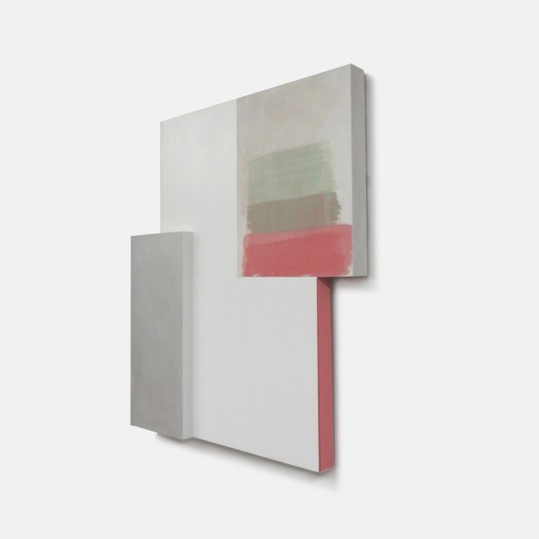 PP Paysage 2015 - acrylque, aluminium, bois - 22 x 114 x 11,5 cm latéral 2 - © photo : Virginia Torres
