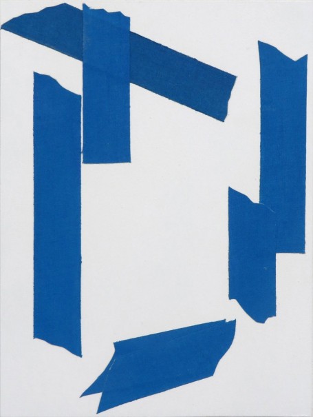 Ter PP Rub 17 4 - ruban adhésif sur dibond - 21 x 16 cm (coll. privée) - © photo : Virginia Torres