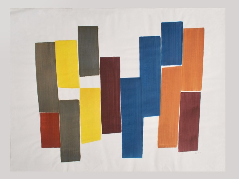 Ter 2025 24 - acrylique sur toile, cal - 86 x 110 cm - © photo : Virginia Torres