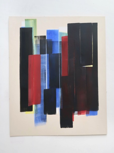 Gg 2025 10 - tempera sur carton - 98 x 80 cm - © photo : Virginia Torres