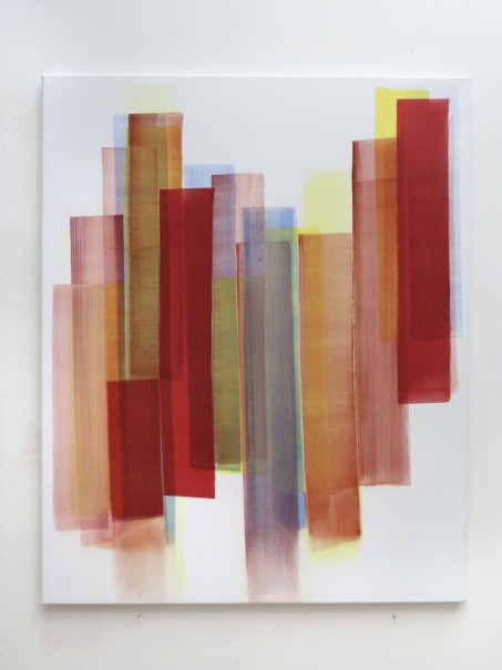 Gg 2025 14 - tempera sur-toile - 100 x 81 cm - © photo : Virginia Torres