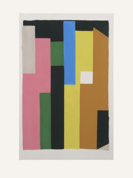 Gg 2025 4 - gouache, papier - 102 x 66 cm - © photo : Virginia Torres