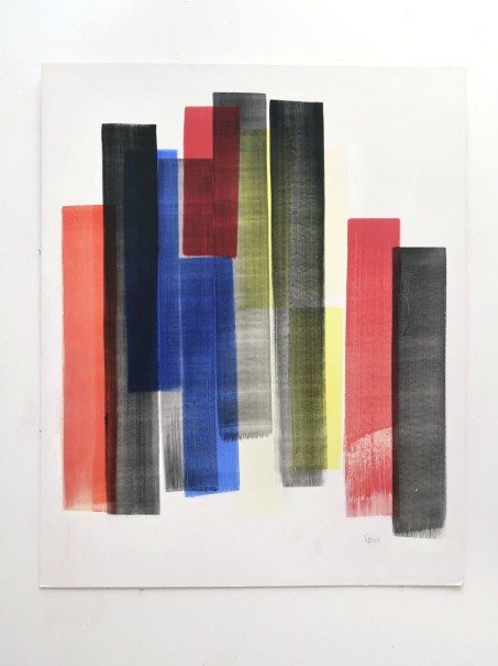 Gg 2025 6 - tempera sur carton - 98 x 80cm - © photo : Virginia Torres