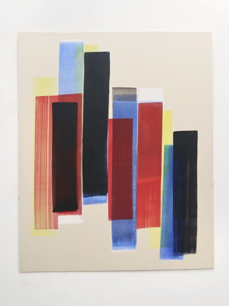 Gg 2025 9 - tempera sur carton - 98 x 80 cm - © photo : Virginia Torres