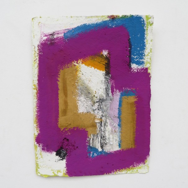 Gouache 2020 2 - papier main - 38 x 27,5 cm