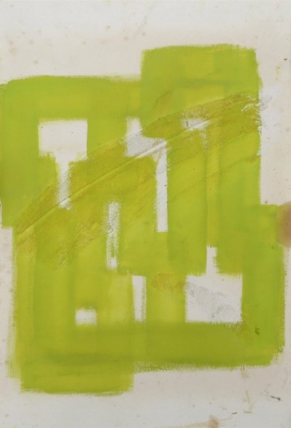 Gouache 2019 12 - papier - 56 x 38 cm - © photo : Virginia Torres