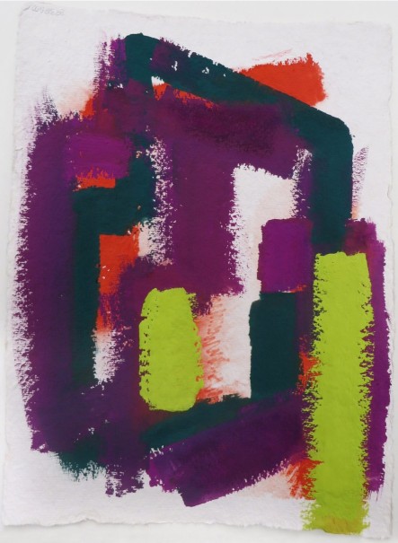 Gouache 2019 23 - papier - 37 x 28 cm - © photo : Virginia Torres