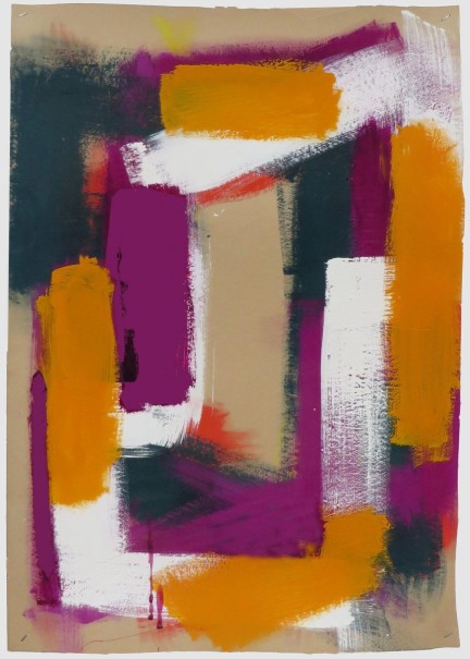 Gouache 2020 1 - papier à joint - 65 x 46 cm