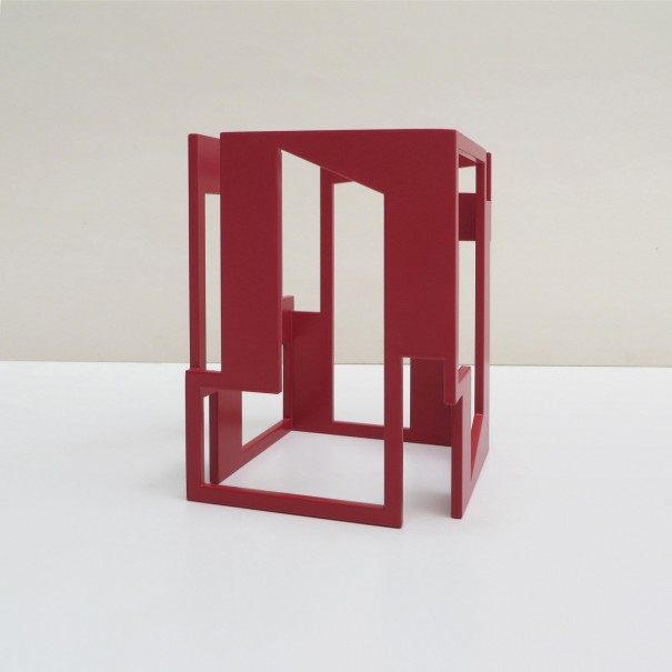 PVÉ 2020 - structure époxy sur acier - 18,5 x 13,5 x 13,5 cm
